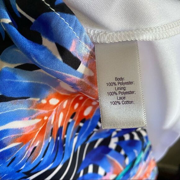 J Lo by Jennifer Lopez Women's Off-The-Shoulder Smocked Dress morning glory blue - Picture 10 of 12